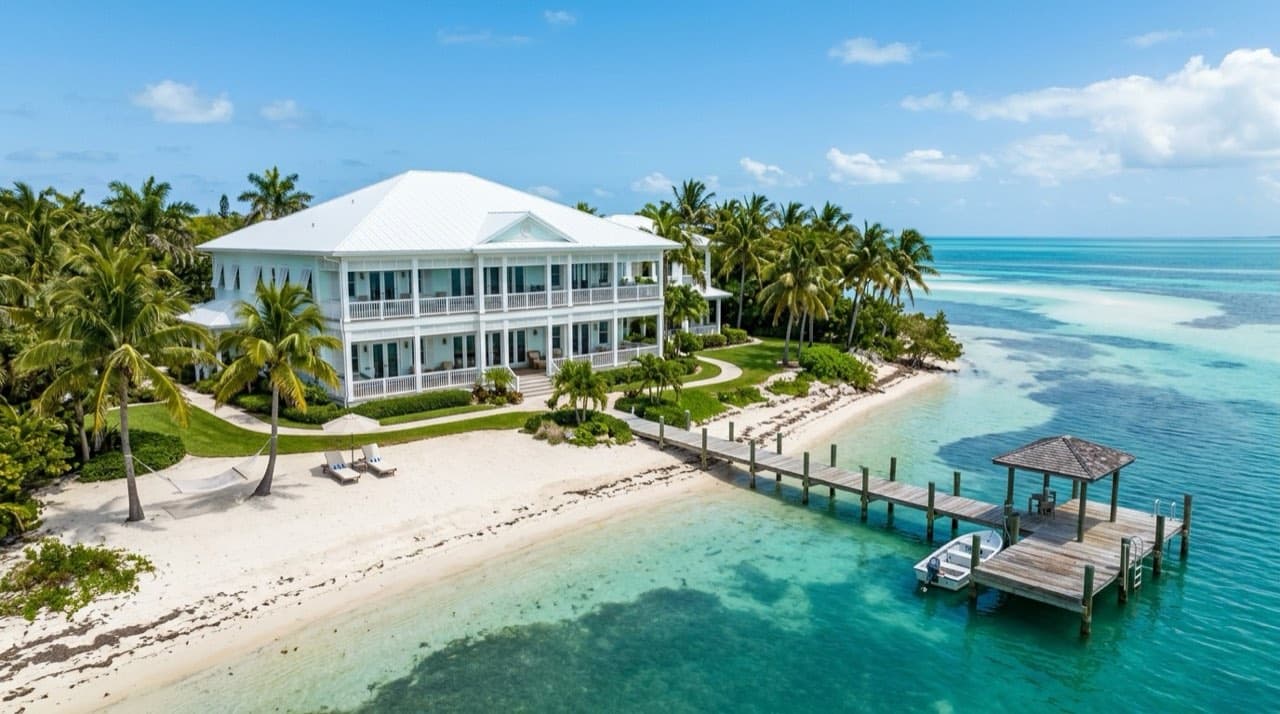 Islamorada Oceanfront Home (4 BD, 4.5 BA) in Islamorada, Monroe County